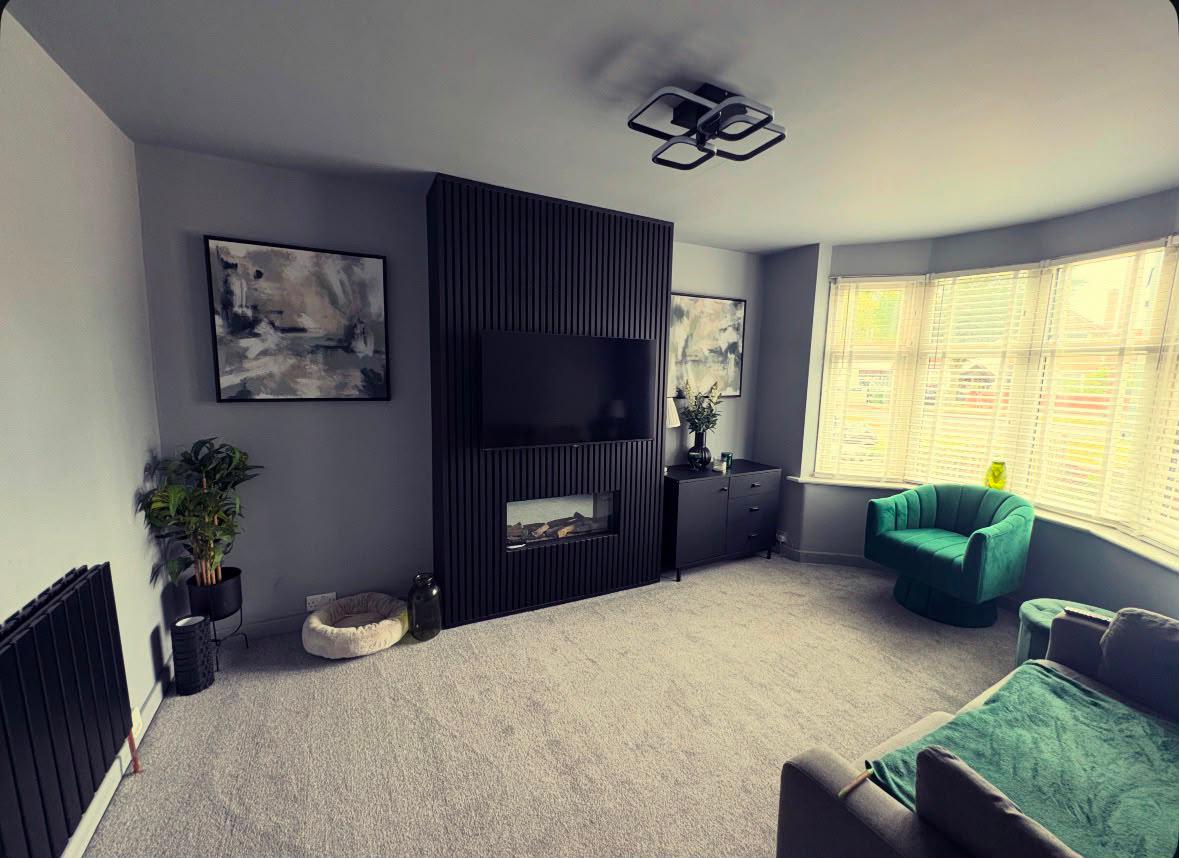 After decorating and electrical work